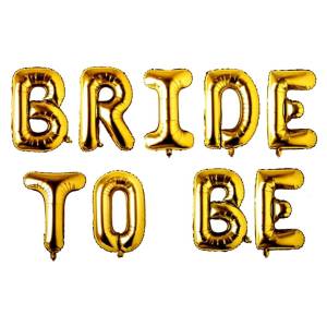 Bride To Be Folyo Balon Set Gold 40 cm