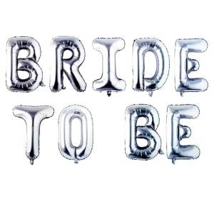Bride To Be Folyo Balon Set Gümüş 40 cm