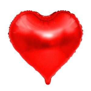 Kırmızı Kalp Folyo Balon 45 cm