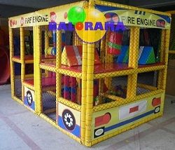 Fire Engine Temalı Softplay Top Havuzu