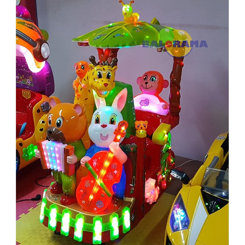 Neşeli Lokomotif Kiddie Rides Jetonlu Oyuncak