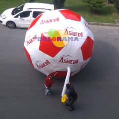 Şişme Futbol Topu Reklam Balonu 4m