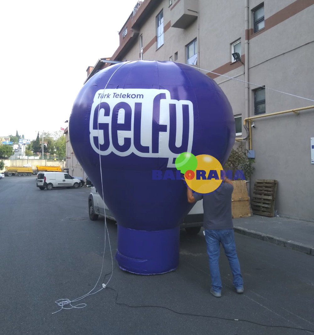 Şişme Reklam Yer Balonu 4m