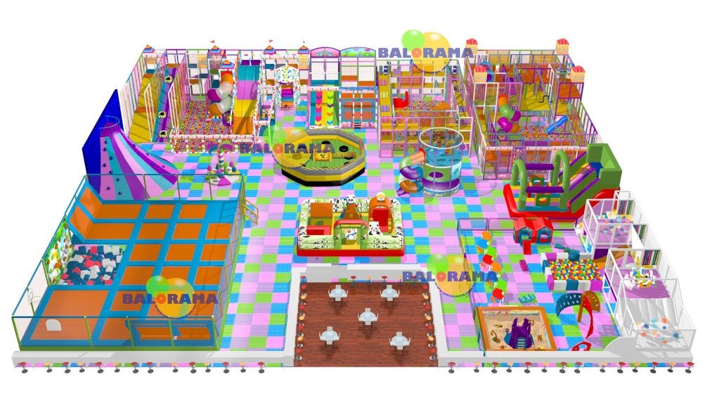 Softplay Oyun Alanı 1000 m²