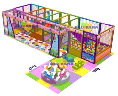 Renkli Softplay Top Havuzu Oyun Parkı 45m²