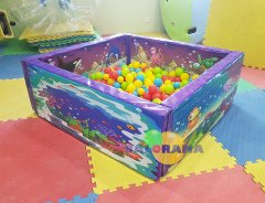 Softplay Sünger Top Havuzu Okyanus 140cm