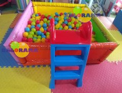 Softplay Top Havuzu 140x140x50cm Tam Set