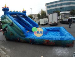 Şişme Aquapark Kaydırak 7x4x4.2h Mt