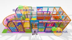 Softplay Gemi Oyun Parkı 8x3x2.5h Mt