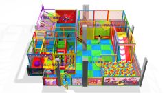 İç Mekan Oyun Alanı Softplay Park Top Havuzu 100m2