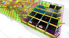 İç Mekan Oyun Alanı Orman Softplay Park Top Havuzu 1000m2