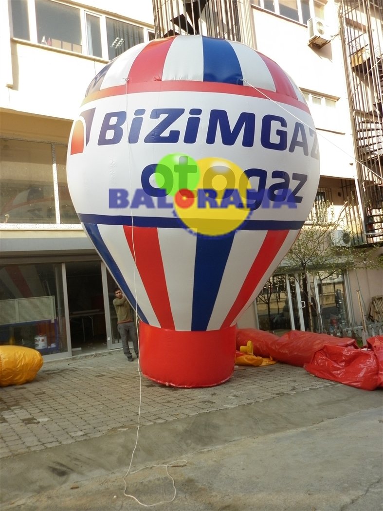 Şişme Yer Balonu 6m Reklam Balonu