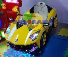 Spor Araba Jetonlu Çocuk Arabası Kiddie Rides