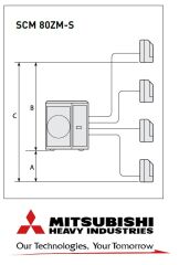 Mitsubishi Multi Dış Ünite SCM80ZM-S (SADECE DIŞ ÜNİTE)