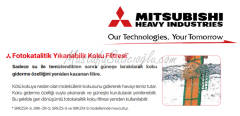 Mitsubishi Klima Orjinal Filtresi 2 Adet ( 9-12-16-18 BTU )