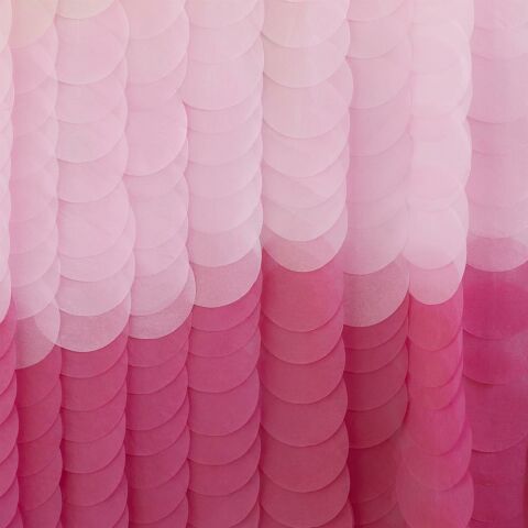 Gigner Ray - Backdrop Tissue Paper Discs Pink Ombre