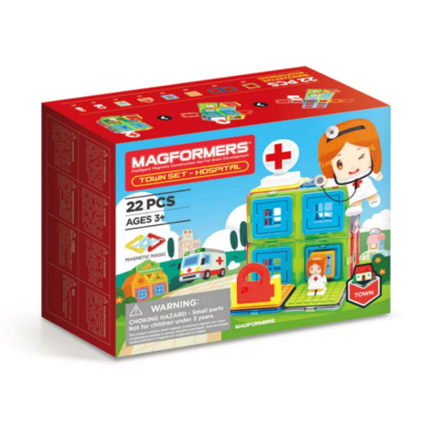 Magformers Mıknatıslı Hospital Set - 22 Parça