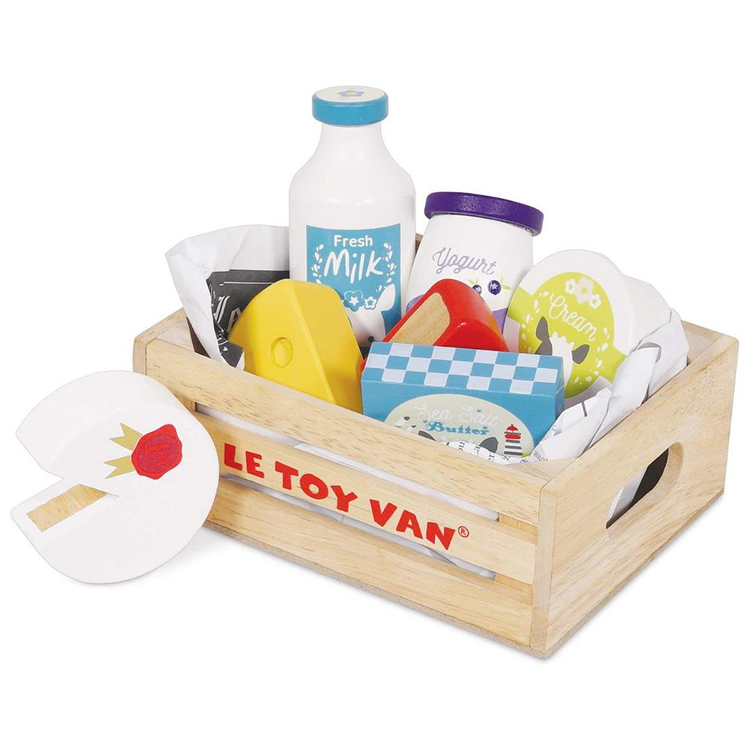 Le Toy Van Şarküteri Kasası - Cheese & Dairy Crate