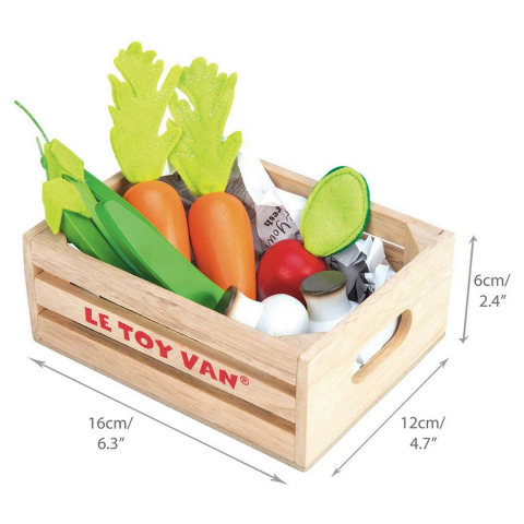 Le Toy Van Sebze Kasası - Vegetables '5 a Day' Crate