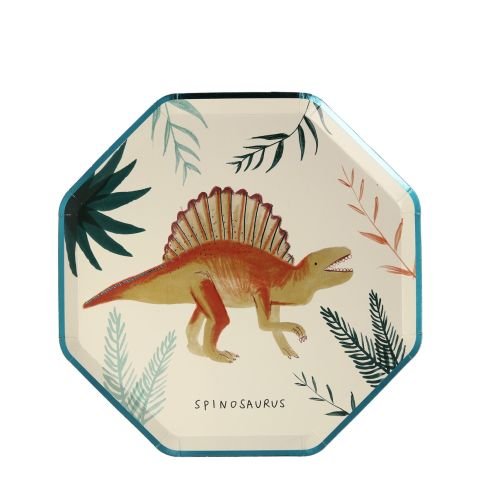 Meri Meri - Dinosaur Plates - Dinozor Tabak