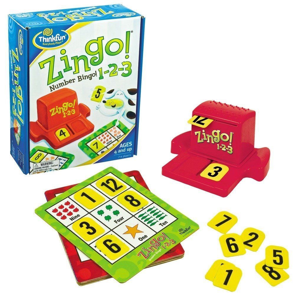 ThinkFun Zingo! 1-2-3 (Matematiğin Temeli)