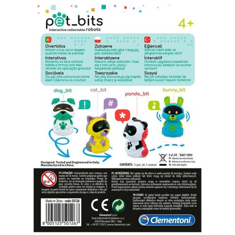 Clementoni Pet Bits Köpek - Robotik Kodlama Oyunu 4+Yaş