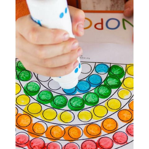 Lino Dot Markers 3lü Yıkanabilir Boyama Kalemleri