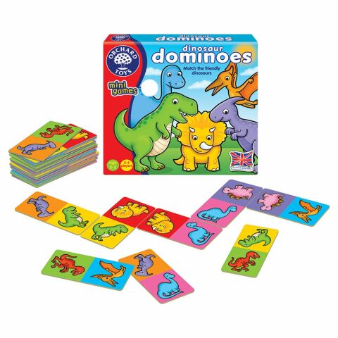 Orchard Toys Dinosaur Dominoes 3+Yaş Mini Domino Oyunu