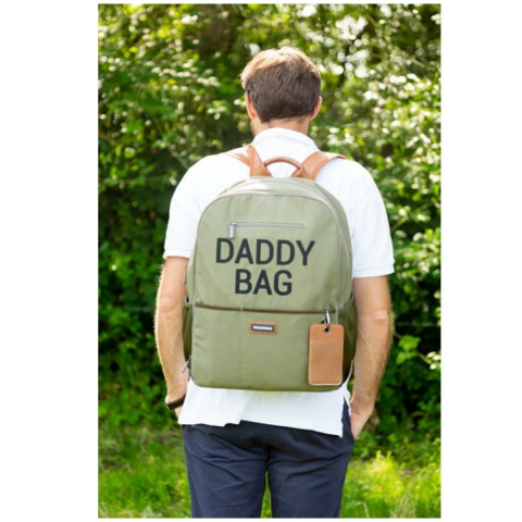 Childhome Daddy Bag Sırt Çantası Kanvas // Haki