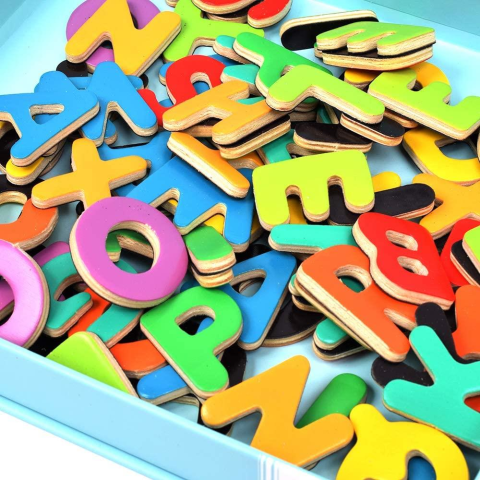 Djeco Mıknatıslı Oyunlar - 83 Small Magnetic Letters