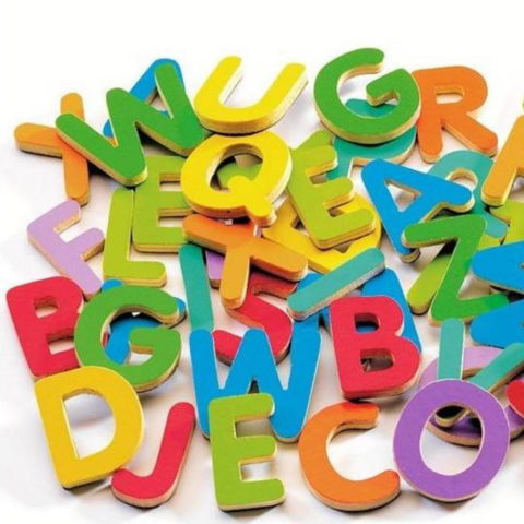 Djeco Mıknatıslı Oyunlar - 83 Small Magnetic Letters