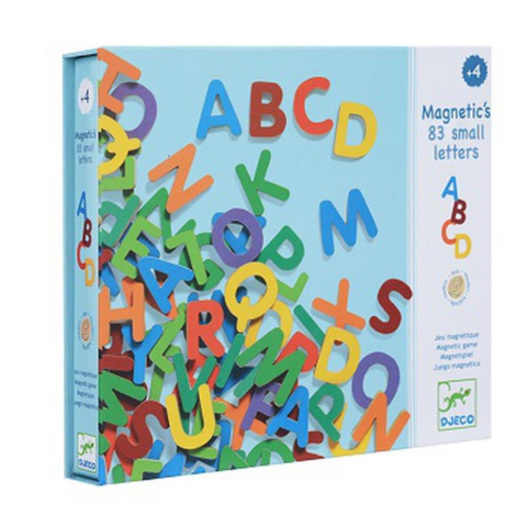 Djeco Mıknatıslı Oyunlar - 83 Small Magnetic Letters