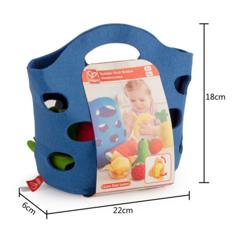 Hape Toddler Oyuncak Meyve ve Kovası / Toddler Fruit Basket