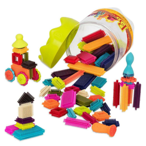 B.Toys Yapı Oyuncaklar 68 Parça / Bristle Block – Stackadoos