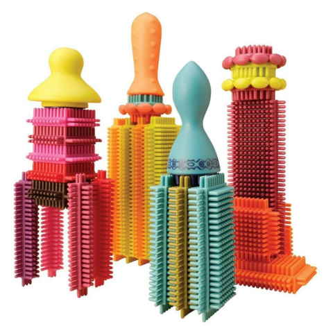 B.Toys Yapı Oyuncaklar 68 Parça / Bristle Block – Stackadoos