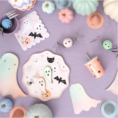 Meri Meri - Pastel Halloween Napkins - Pastel Halloween Peçeteleri - L - 16'lı