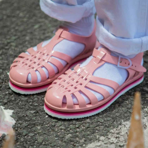 Meduse Sunset Guimauve Sandals - Kadın Sandalet Pastel Pembe
