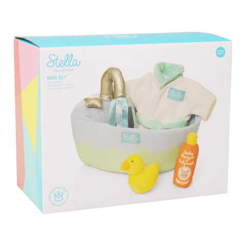 Manhattan Toy Baby Stella Banyo Seti - Mavi / Bath Set