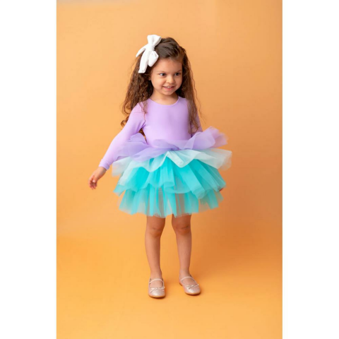 Mini Celebrities Lila Kız Çocuk Tütü Elbise