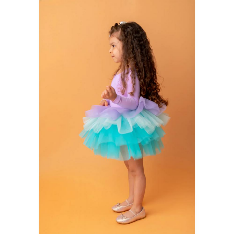 Mini Celebrities Lila Kız Çocuk Tütü Elbise