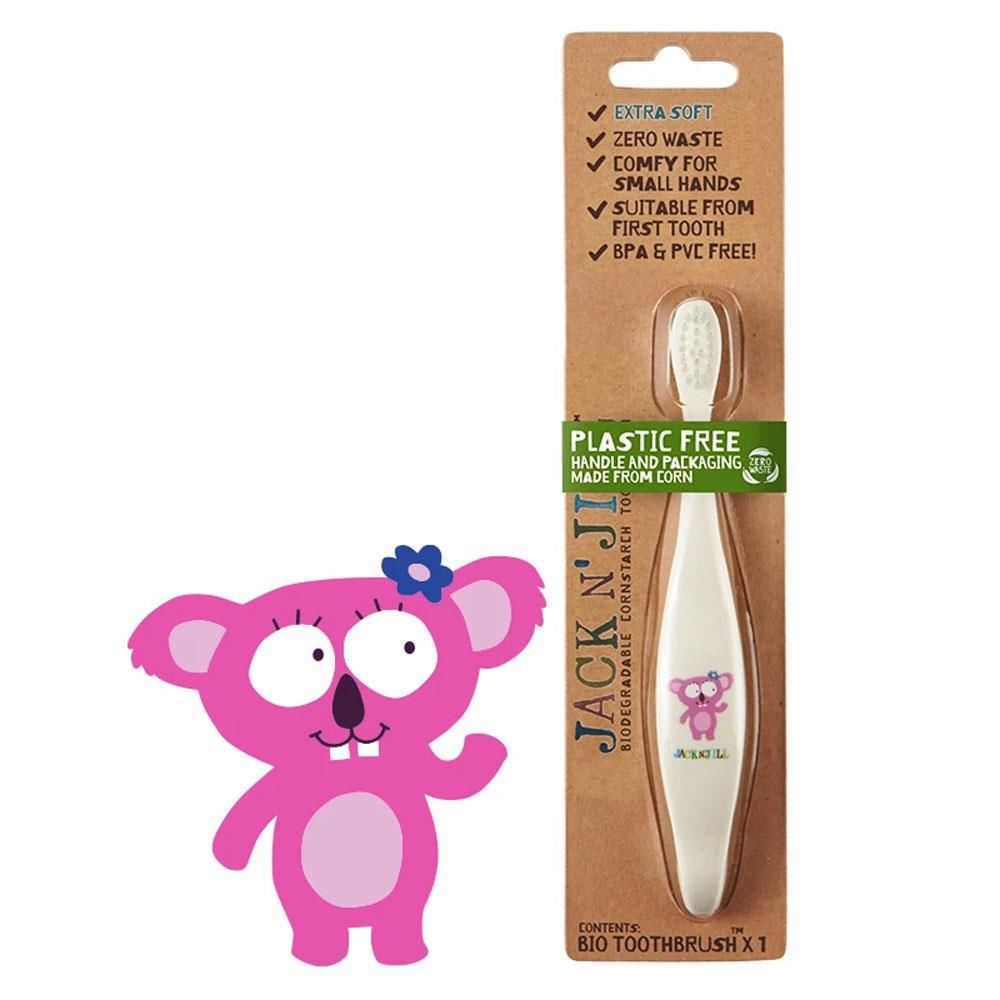 Jack N Jill Natural Toothbrush Koala El Yapımı Doğal Diş Fırçası