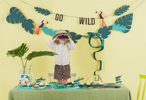 Meri Meri - Go Wild Party Bags - Go Vahşi Doğa Parti Çantaları