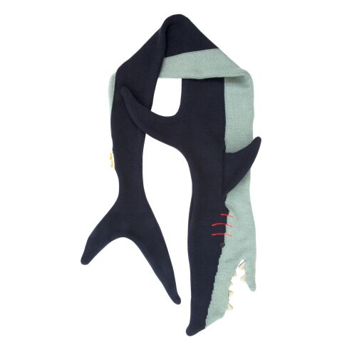 Meri Meri - Knitted Shark Scarf - Köpek Balığı Atkı