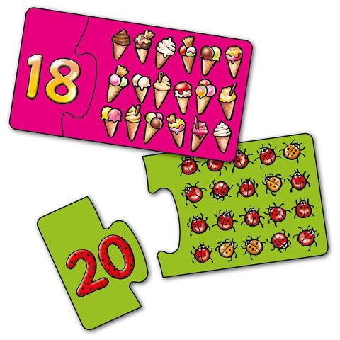 Orchard Match & Count Puzzle 3+Yaş Eşleştir ve Say 2x20'li Yapboz
