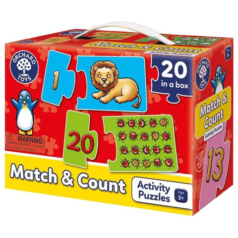 Orchard Match & Count Puzzle 3+Yaş Eşleştir ve Say 2x20'li Yapboz