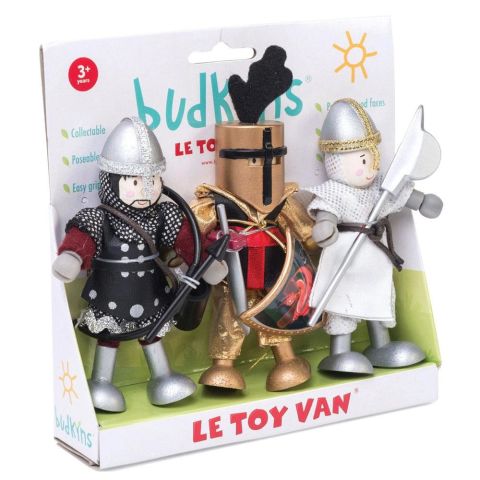Le Toy Van Üçlü Şövalye Set - Budkins - Knights Gift Pack