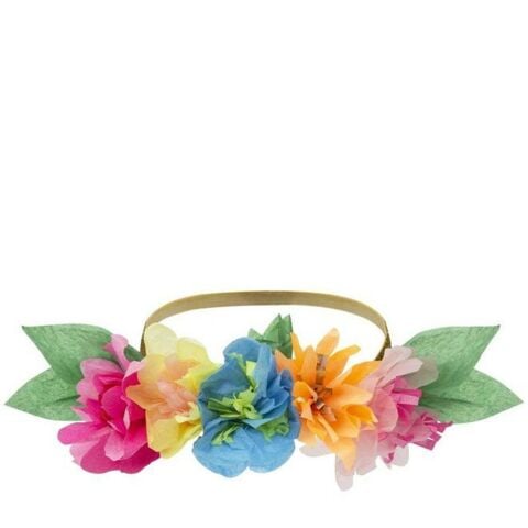 Meri Meri - Bright Floral Party Crowns - Parlak Çiçekli Parti Taçları