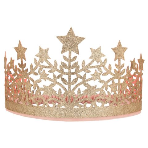 Meri Meri - Glitter Fabric Star Crown - Simli Yıldız Taç