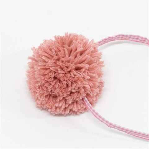 Meri Meri - Pink Pompom Headband - Pembe Ponponlu Taç