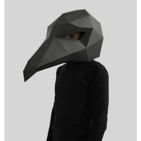 3D Karton Maske - Taç